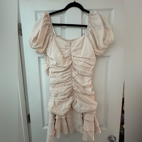 Cream Ruffle LuLu’s Dress - Picture 6 of 6